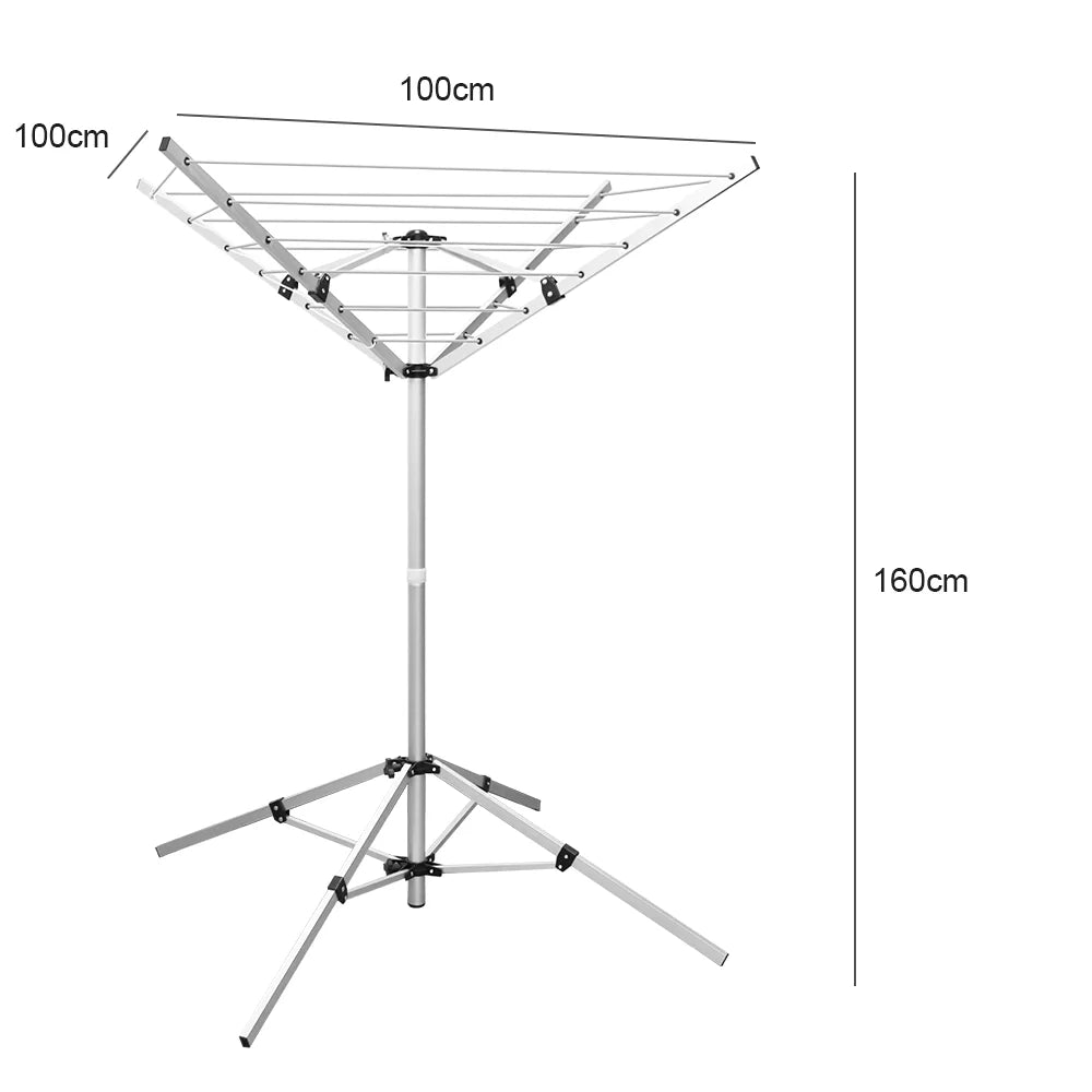 Étagère de rangement pliante sur pied pour vêtements