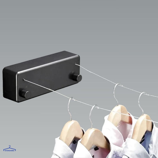 Corde à linge rétractable solide