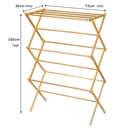 étendoir à linge en bois