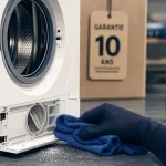 Lave linge Hisense avis : nettoyage filtre en gros plan