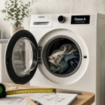 lave linge sechant classe a : linge humide et indication classe A