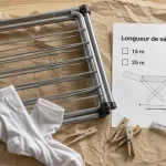 Amazon étendoir à linge pliable pour séchage, mural ou tour, barres et pinces