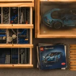 Meuble rangement lego : tiroirs pour trier et protéger, vitrine verre dépoli