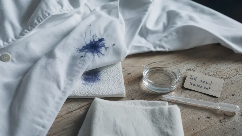 Tache d’encre sur tissu : le geste à éviter et la méthode qui marche