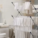 Vileda sechoir linge 30 m compact, fils XXL en salle de bain