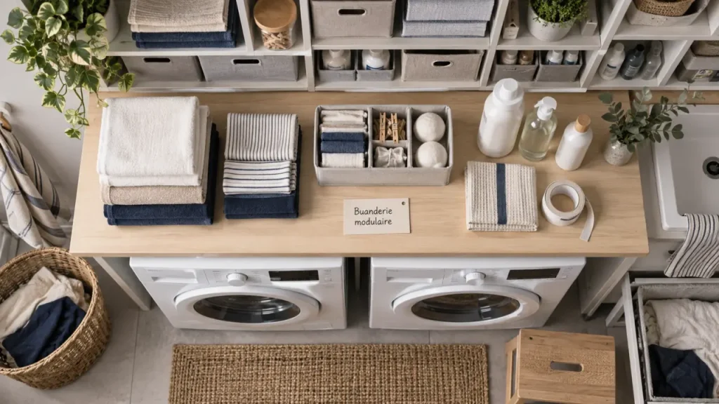 Aménagement buanderie IKEA : 5 astuces pour transformer votre espace en zone de tri efficace