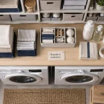 Aménagement buanderie IKEA : tri efficace et rangements buanderie modulaire