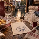 La corde à linge : linge à Gérardmer et ambiance restaurant à Strasbourg