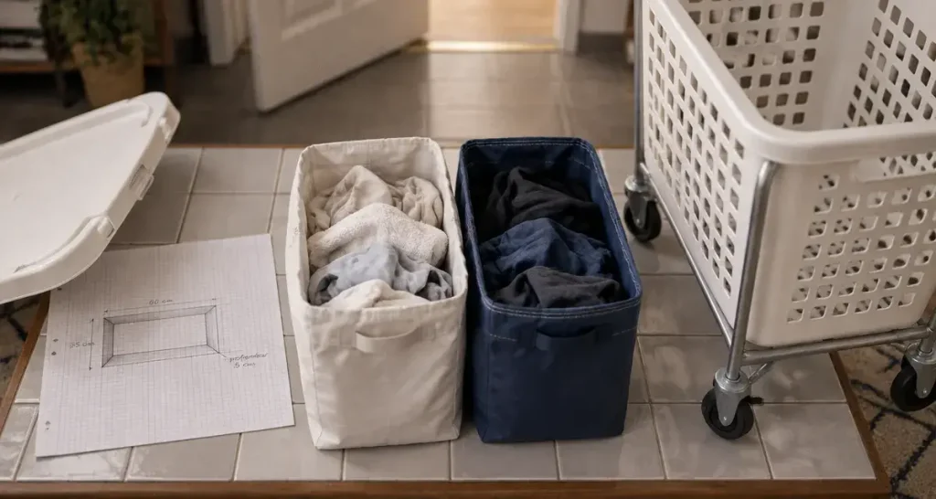 Le panier à linge à roulettes se choisit d’abord sur ses roues et son châssis